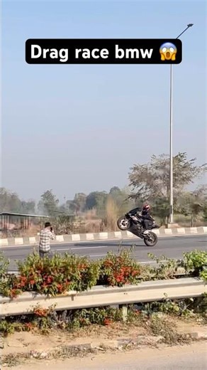 On #bmws1000rr ￼#dragrace #bmw #superbike #trending #shorts #viral #automobile #minivlog #guys 😱✅