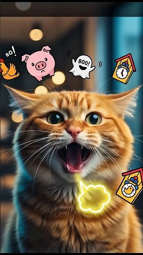 The Funniest Cat Sounds You’ll Hear Today 🐔🐷👻🐦 #funnycat