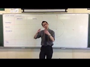 Uniform Circular Motion - Direction of Acceleration (2 of 2: Force Equations)