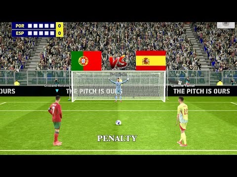Portugal vs Spain Penalty Shootout | ESP vs POR Match | Lamine Yamal vs Cristiano Ronaldo
