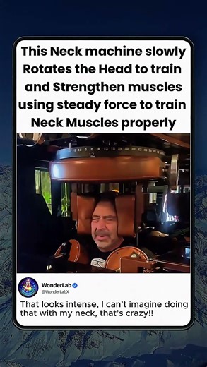 A Machine Designed to Strengthen Your Neck!!