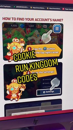 and if you see codes just try them all cause some of these old cookie run codes be working.
