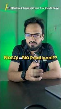 SQL vs NoSQL #sql #backenddevelopment