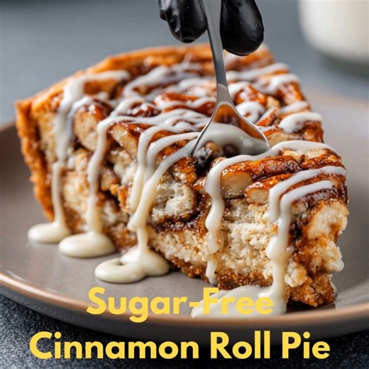 7.4K views · 133 reactions |  Sugar-Free Cinnamon Roll Pie Imagine...