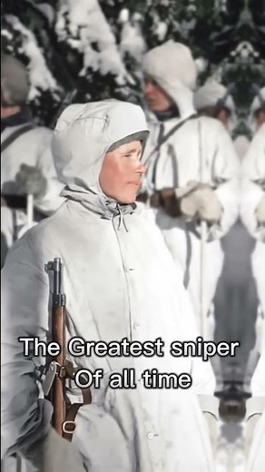 The White Death 🇫🇮| The Greatest Sniper of all time #shorts #history #sniper