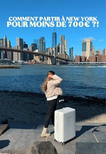 Tuto pour partir à New York pour moins de 700€ vol hôtel ✨ J’ai trouvé le billet en date flexible sur Skyscanner (si tu veux absolument un direct compte plutôt dans les 500€) Ensuite j’ai switché sur l’onglet hôtel et je t’ai trouvé un hôtel très sympa sur Brooklyn ! C’est la clé de chercher dans un autre endroit que Manhattan pour économiser! Sachant que tu as le métro donc c’est parfait ☺️ 📆Ce bon plan est du 15 au 19 Avril Si tu as envie d’aller à New York, mon guide complet est dispo dans m