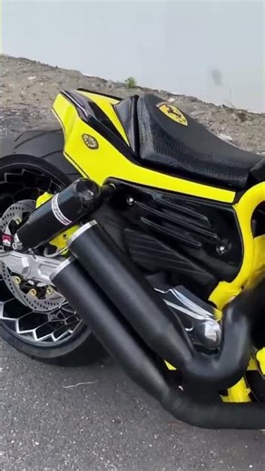 Aventador Inspired Custom Motorcycle Upgrade Monster Rear Tire Edition 🚀🔥