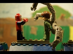LEGO Spider-Man 2 Spider-Man vs. Doctor Octopus Train Fight Sequence