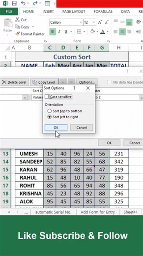64K views · 750 reactions |  Custom Sort in MS Excel | how to use sort in ms excel | Excel tips and tricks in ms excel | #msexcel #exceltips #exceltricks #excelshorts #shorts #viral #reels #excelhacks #excelshortcutkeys | #excelformula #interviewquestions #deepakyadavsir @yadavsirdeepak @deepakyadav_sir | Advance sort in ms excel | Deepak Yadav Sir | Facebook
