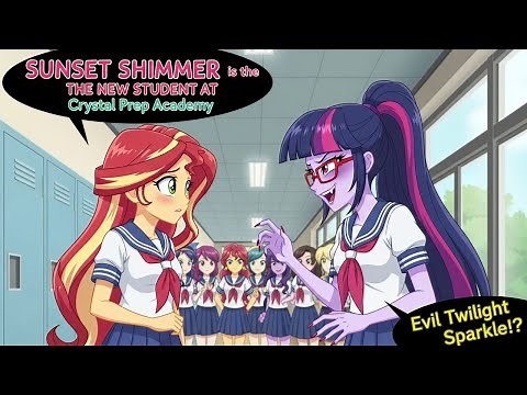 Sunset Shimmer New Student At Crystal Prep High Evil Bully Twilight Sparkle Equestria Girls Fan Vid
