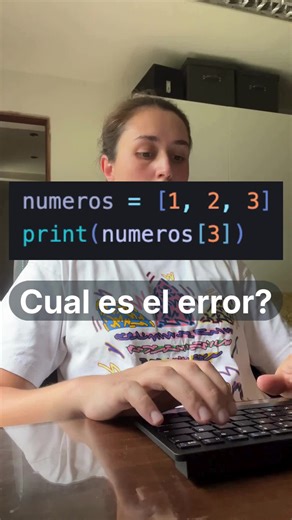 Cual es el error? 🤔 Decime en los comentarios 👇🏻 Seguime para mas desafios con python @programaconmica #computersience #python #challengespython #programming #code