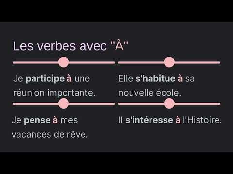 Les verbes prépositionnels