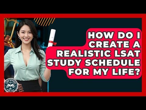 How Do I Create A Realistic LSAT Study Schedule For My Life? - Law School Prep Hub