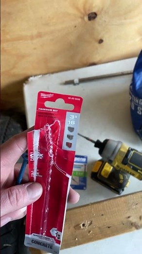 WATCH THIS if you re having trouble using tapcon screws/ Screwing into Concrete!