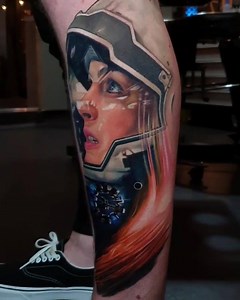 Tattoo Art By Amy Edwards-(Inspiration-Anne Hathaway, Interstellar) | Tattoo Art