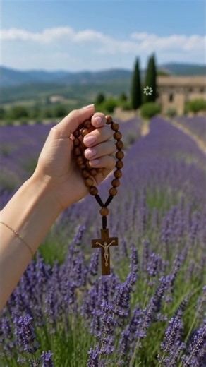 The rosary during the summer holidays #prayer #rosary #chaplet