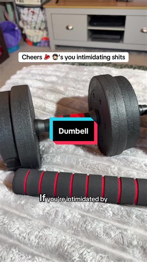 This adjustable 20kg dumbbell set is perfect if you want to train at home without filling the room with equipment – you can change the weight as you go, use it for arms, chest, shoulders, back or legs, and even convert it for different exercises as you get stronger, solid grips, easy to adjust, great for beginners or anyone building a home gym on a budget, and ideal if you want proper strength training without gym fees. #homegym #strengthtraining #dumbbells #fitnessgear #workoutathome