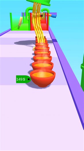 Ramen Stack Lvl.33 - Making Extra Spicy Ramen 🍜🥵 #shorts #games #ramenstack #gameshorts