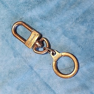 Louis Vuitton Gold Purse Extender Strap Keychain Bag Charm Accessory