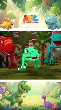 Dinosaur Song For Kids #shorts #kidssongs #babysongs
