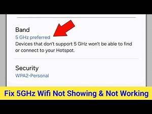How to Fix 5GHz Wifi Not Showing & Not Working Problem in Any Android Phone