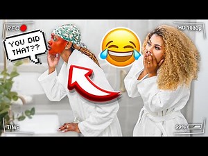 I Put Period Blood On Her Face *Funny Reaction*