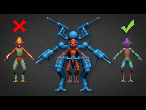 Veja como resolver o problema da malha das ZSpheres no ZBrush