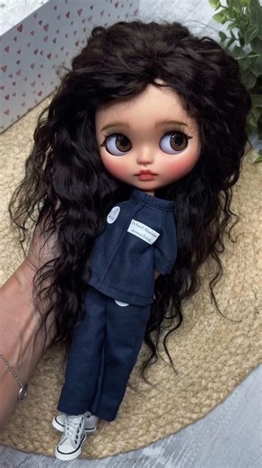 Blythe doll making #doll #viral #blythe #shorts #cute #beautiful