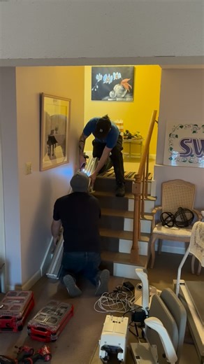 Stair Lifts and Ramps of New England on Instagram: "Today’s installation in Haverhill, MA included three rental stairlifts to help a customer stay safe and comfortable during her recovery."