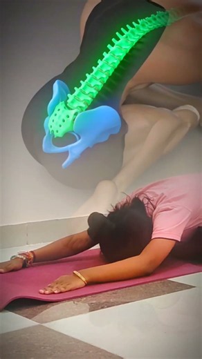 ✅OPEN YOUR HIPS & RELEASE SPINAL TENSION 💯🔥|Active Hip & Spine Stretch | Yoga Mobility❤ #easystretch