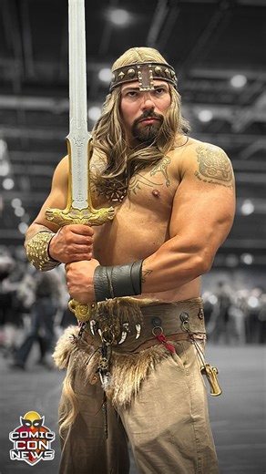 Conan the Barbarian cosplay, filmed at MCM London Comic Con 2025 by Comic Con News Cosplayer : @primal_drive_et video : @muratcankuscu #conan #conanthebarbarian #cosplay #comicconnews #mcmcomiccon #darkfantasy #arnoldschwarzenegger | Comic Con News