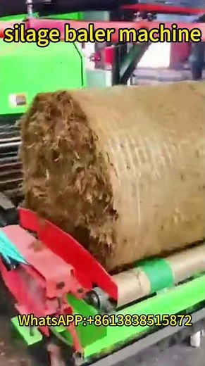 Hot-selling corn silage baling and wrapping machine for corn straw, wheat straw, grass, hay