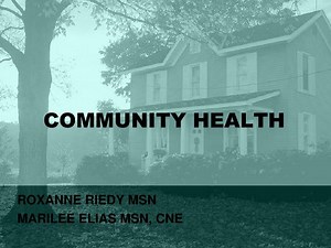 COMMUNITY HEALTH - SlideServe