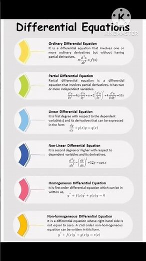Types of differential equation