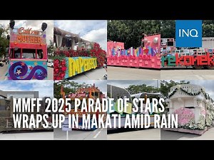 MMFF 2025 Parade of Stars wraps up in Makati amid rain
