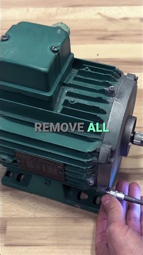 Motor Transformation: Disassembling for High-Efficiency Alternator Build! #shorts