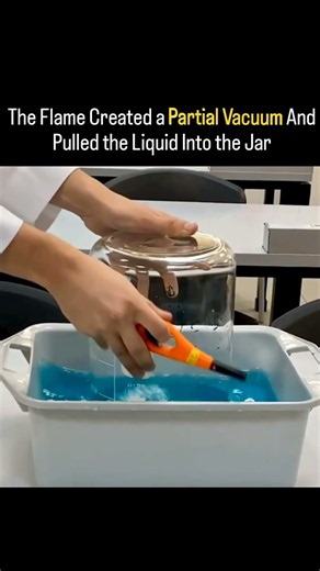 🔥 Light A Flame Inside A Sealed Jar, And It Pulls Liquid In From Somewhere Else Entirely