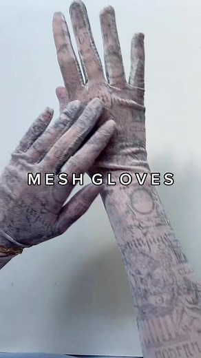 Sewing Mesh Gloves Tutorial