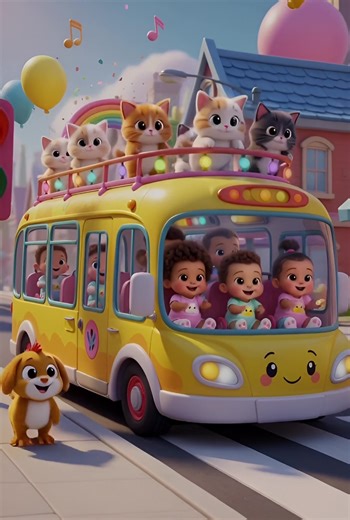 The Wheels On The Bus |Funny Video For Kids | Kidsdreamland #funnyvideos #videoforkids #cute #cartoon #thewheelsonthebus @Kids Dreamland and
