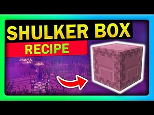 How to Make a Shulker Box in Minecraft!
