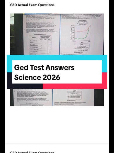Ged Test Answers Science 2026 #Ged #GEDHelp #Gedtest #Usstudents