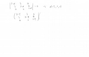 SOLVED:Find the eigenvalues and the corresponding eigen-spaces for each of the following matrices:     (a)    (        3   2        4   1    )    (b) (        6   -4        3   -1    )     (c) (        3   -1        1   1    )    (d) (        3   -8        2   3    )     (e) (        1   1        -2   3    )    (f) (        0   1   0        0   0   1        0   0   0    )  (g) (    1   1   1    0   2   1    0   0   1)    (h) (    1   2   1    0   3   1    0   5   -1)     (i)    (        4   -5  