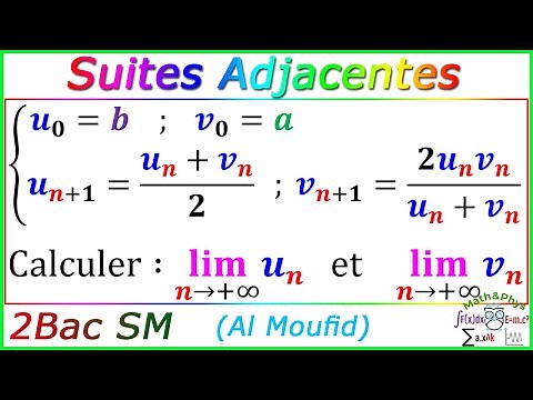 Les Suites Adjacentes - les Suites Numériques - 2 Bac SM - [Exercice 15]
