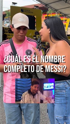 Sonia Pérez | Deportes 🔥⚽️ on Instagram: "¿Cuál es el nombre completo de #Messi? 🤯⚽️ #ElPartidoDeLaHistoria 🇪🇨 #BSC #InterMiami #messi10"