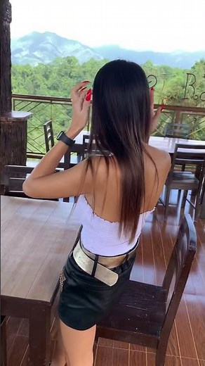 Out for lunch in my sexy micro miniskirt and high heels