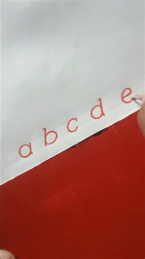 abcd alphabet #lettering #art #handwriting #shortfeed #shorts