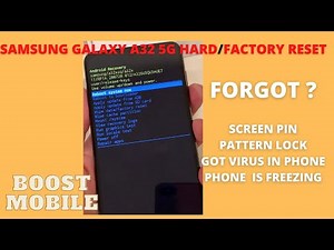 Samsung Galaxy A32 5G hard reset | Remove Screen Lock, Password,Face Lock | Boost Mobile | Metropcs