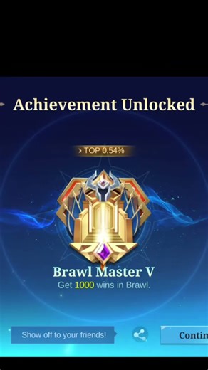 Brawl Master unlocked 1,000 wins 😆, #MLBBMYHERO, #MLBBCreator, #2025MYHERO, #MLBB