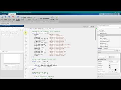 How to create your video editor App in MATLAB using App Designer?