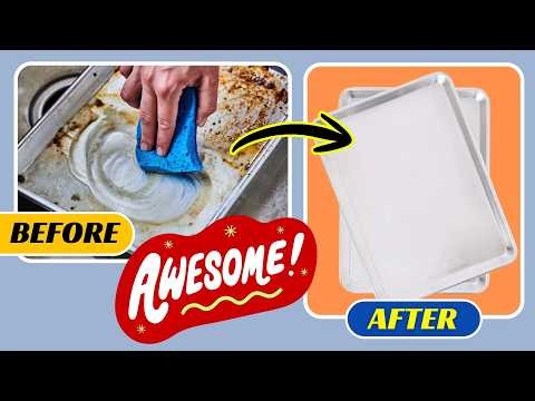 How to Make Your Baking Tray Spotless in Minutes!